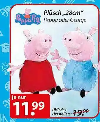 Magro Peppa Pig Plüsch „28cm” Angebot