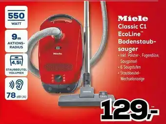 Euronics XXL Miele Classic C1 Ecoline Bodenstaubsauger Angebot