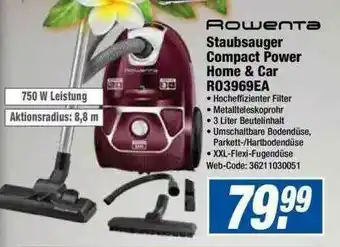 Expert Rowenta Staubsauger Compact Power Home & Car Ro3969ea Angebot