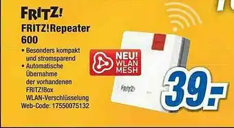 Expert Fritz! Fritz!repeater 600 Angebot