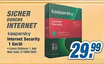 Expert Kapersky Internet Security 1 Gerät Angebot