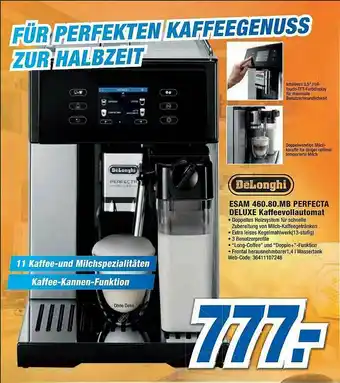 Expert Delonghi Esam 460.80.mb Perfecta Deluxe Kaffeevollautomat Angebot