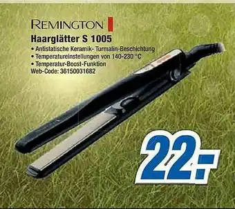 Expert Remington Haarglätter S1005 Angebot