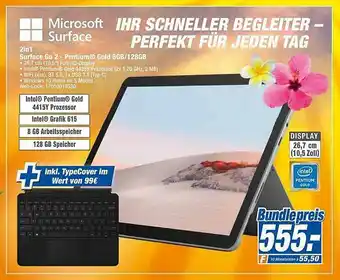 expert Octomedia Microsoft Surface Go 2 2in1 Angebot