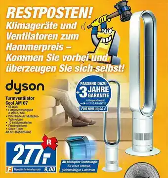 expert Techno Land Dyson Turmventilator Cool Am07 Angebot