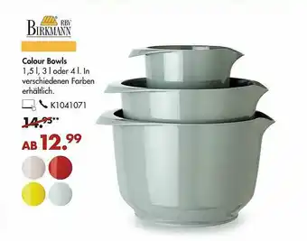 Galeria Birkmann Colour Bowls Angebot