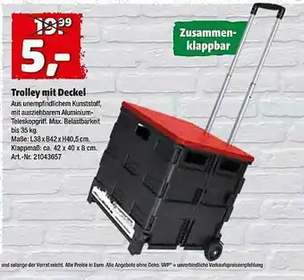 Hagebau Trolley Mit Deckel Angebot