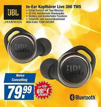 HEM Expert Jbl In-ear Kopfhörer Live 300tws Angebot