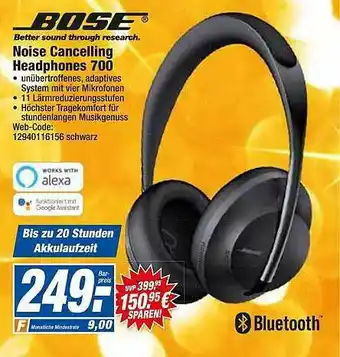 HEM Expert Bose Noise Cancelling Headphones 700 Angebot