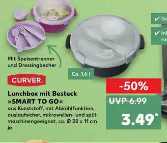 Kaufland Curver Lunchbox Mit Besteck „smart To Go” Angebot