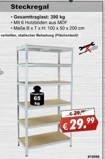 Stabilo Fachmarkt Steckregal Angebot