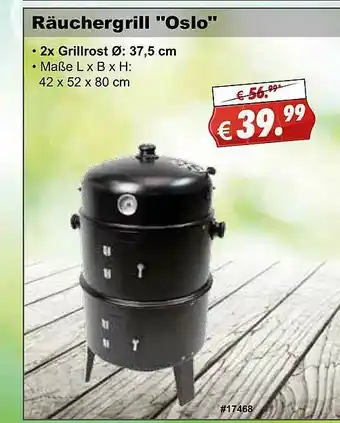 Stabilo Fachmarkt Räüchergrill „oslo” Angebot