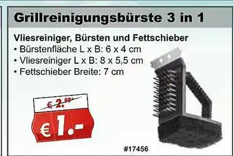 Stabilo Fachmarkt Grillreinigungsbürste 3in1 Angebot