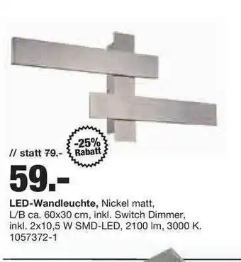 Möbelhof Led-wandleuchte Angebot