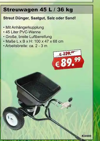 Stabilo Fachmarkt Streuwagen 45 L Oder 36 Kg Angebot