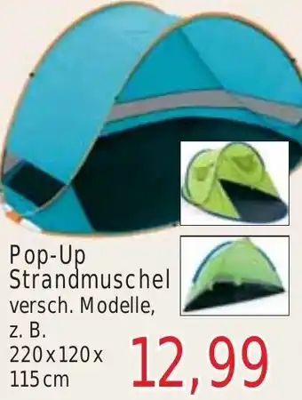 Wiglo Wunderland Pop-Up Strandmuschel Angebot