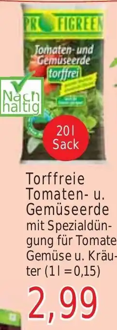 Wiglo Wunderland Torffreie Tomaten- u. Gemüseerde 20 L Sack Angebot