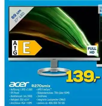 Euronics Acer R270smix Angebot