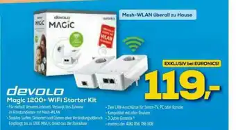 Euronics Devolo Magic 1200+ Wifi Starter Kit Angebot