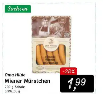 KONSUM Oma Hilde Wiener Würstchen Angebot