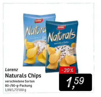 KONSUM Lorenz Naturals Chips Angebot