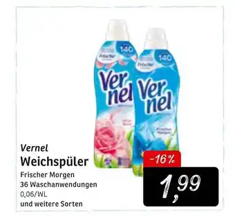 KONSUM Vernel Weichspüler Angebot