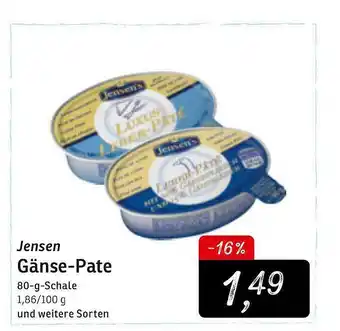 KONSUM Jensen Gänse-pate Angebot