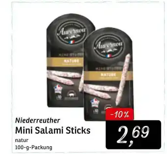 KONSUM Niederreuther Mini Salami Sticks Angebot