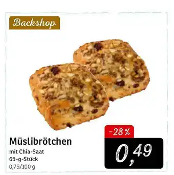 KONSUM Müslibrötchen Angebot