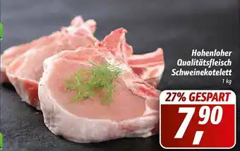 Simmel Hohenloher Qualitätsfleisch Schweinekotelett Angebot