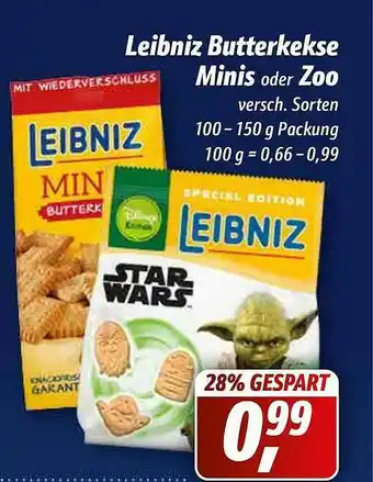 Simmel Leibniz Butterkekse Minis Oder Zoo Angebot