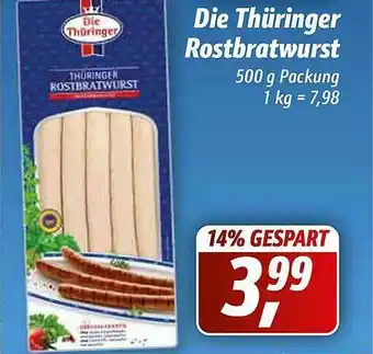 Simmel Die Thüringer Rostbratwurst Angebot