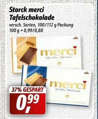 Simmel Storck Merci Tafelschokolade Angebot