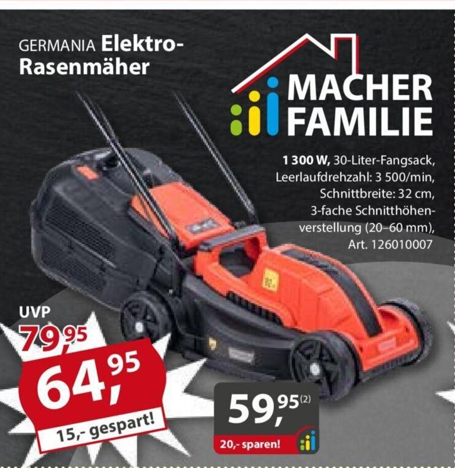 Knoten Plötzlicher Abstieg Verflüssigen germania akku rasenmäher