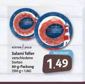 Markant Salami Teller Angebot