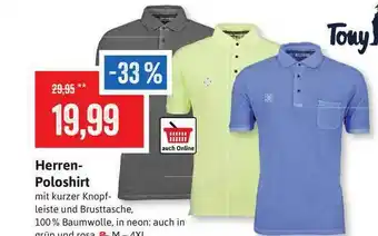 Stolz Tony Brown Herren-poloshirt Angebot