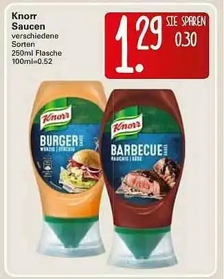 WEZ Knorr Saucen Angebot