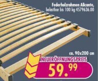 Möbel Boss Federholzrahmen Alicante Angebot