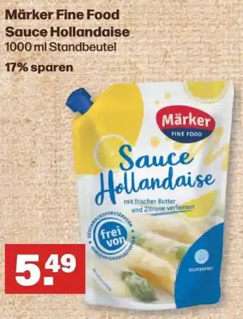 Handelshof Märker Fine Food Sauce Hollandaise 1000 ml Standbeutel Angebot