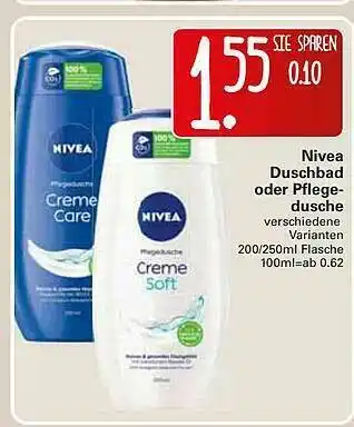 WEZ Nivea Duschbad Oder Pflegedusche Angebot