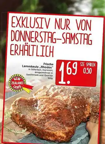 WEZ Frische Lammkeule „rhodos” Angebot