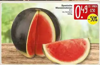 WEZ Spanische Wassermelonen Angebot