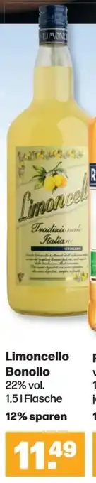 Handelshof Limoncello Bonollo 1,5 L Flasche Angebot