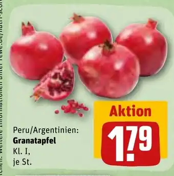 REWE Granatapfel Angebot