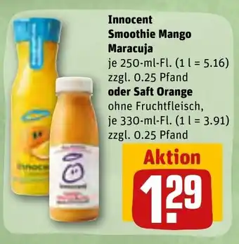 REWE Innocent Smoothie 250-330ml Angebot