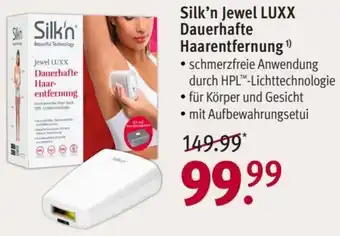 Rossmann Silk'n Jewel LUXX Dauerhafte Haarentfernung Angebot