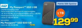 Euronics WD My Passport SSD 1GB Angebot