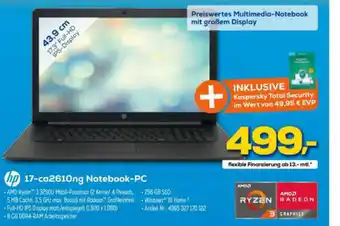 Euronics hp 17-ca2610ng Notebook PC Angebot