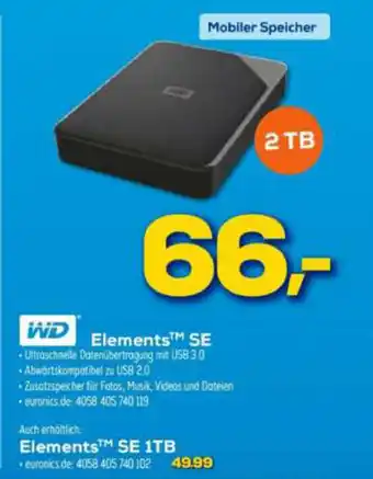 Euronics WD Elements SE Angebot