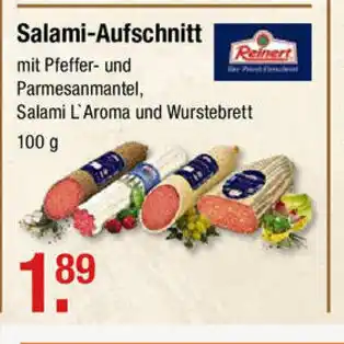 V Markt Reinert Salami Aufschnitt 100g Angebot